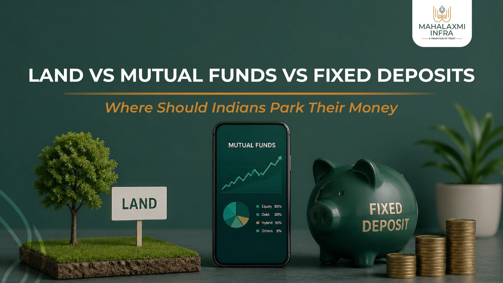 Land vs Mutual Funds vs Fixed Deposits Where Should Indians Park Their Money?